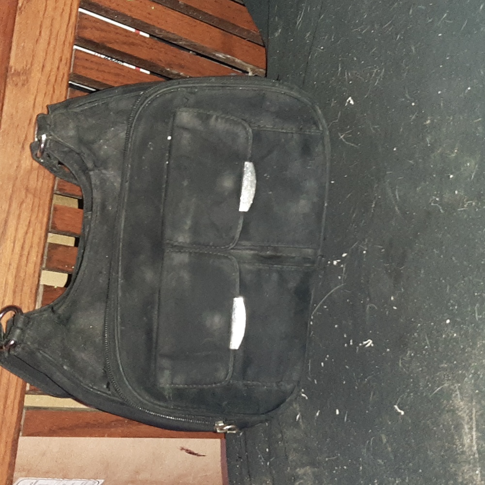 Purse, small, and black